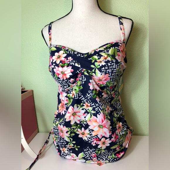 Swim Solutions Tankini Top - Picture 3 of 7